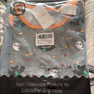 LittleForBig Gray Halloween Themed Shirt